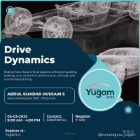 Drive Dynamics 2025 Technical Event Poster